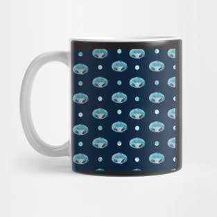 Polka Jellies Ocean Blue Mug